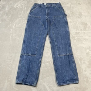 VTG Carhartt Jeans Men 32x33 Double Knee Logger Carpenter B73 DST Loose Fit - Picture 1 of 6