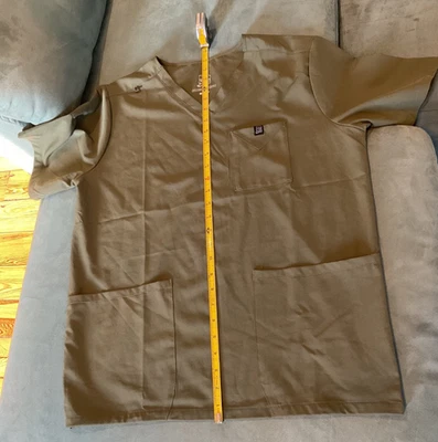 Conjunto de calças cargo médias masculinas Natural Uniforms verde oliva - Imagem 1 de 4