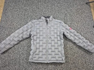 Mountain Hardwear Piumino Elasticizzato Idrofobo Full Zip Puffer Jacket Grigio Uomo M - Foto 1 di 8