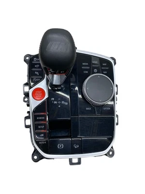 2020-2023 BMW X5M AUTOMATIC GEAR SHIFTER LEVER iDRIVE MEDIA CONTROLLER IGNITION - Image 1 of 4