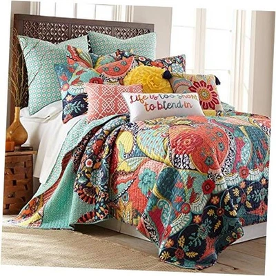 - Jules Quilt Set - King/Cal King Quilt (106x92in.) + Quilt - King Multicolor - Image 1 of 4