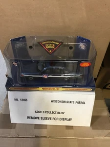 Code 3 Collectibles Wisconsin State Patrol Police Ford Crown Vic Police Car 1:24 - Picture 1 of 1