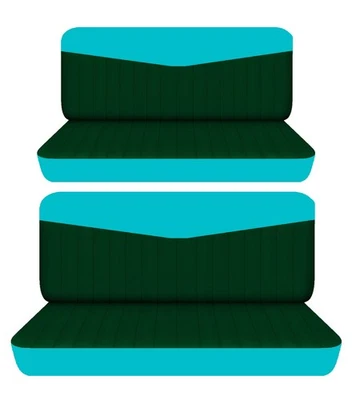 Fundas de asiento de banco delanteras y traseras para Chevy Bel Air 1950 a 1970 4 puertas Foto 1 de 4