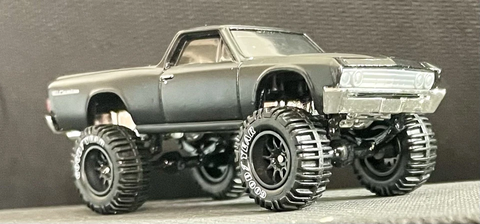 Hot Wheels Fast & Furious Chevy El Camino CUSTOM Lift, Wheel & Tire Real Riders - Image 1 of 4