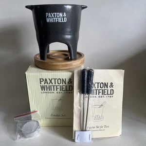 Paxton And Whitfield Fondue Set For Two boxes complete Opened Never Used - Picture 1 of 9