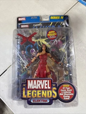 Figura de acción Marvel Legends Elektra Serie IV 4 Toy Biz 2003 NUEVO SELLADO H79 Foto 1 de 2