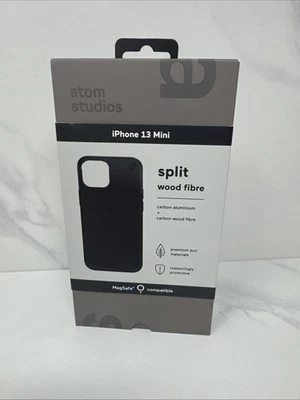 iPhone 13 Mini Split Wood Fibre Atom Studios Slim Design Phone Case New In Box - Image 1 of 4