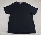 Sport The Kooples 100% Linen Lagenlook Top Blouse Shirt Logo Black Size XL EXC