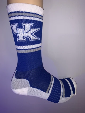 KENTUCKY WILDCATS NCAA COLLEGE JERSEY RMC LOGO CREW LENGTH SOCKS MEDIUM Cover