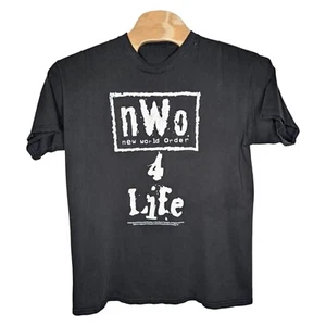 Vintage 1998 NWO New World Order Wrestling T-Shirt Herren 2XL schwarz 4 Life WWF Y2K - Bild 1 von 13