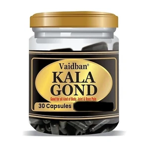 Vaidban Kala Gond 30 CAPSULES ( Gond Siyah ) kal niryas GOND Free shipping - Picture 1 of 4