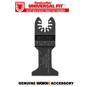 WORX SoniCrafter® 45mm EXTENDED LIFE Wood Plunge Cut Universal Blade, Multi-Tool - Picture 1 of 5