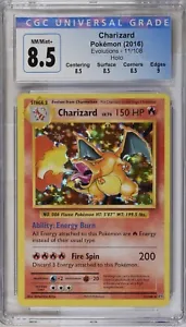 Pokemon Evolutions Holo Charizard 11/108 8.5 NM/MINT+ - Picture 1 of 2