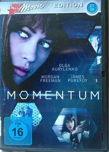DVD FILM MOMENTUM TV MOVIE OLGA KURYLENKO MORGAN FREEMAN JAMES PUREFOY WIE NEU ! - Picture 1 of 1