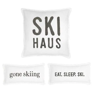 Ski Pillow Face to Face Collection 100% Cotton Duck Feather Pack Smart - 6 pcs - Picture 1 of 4