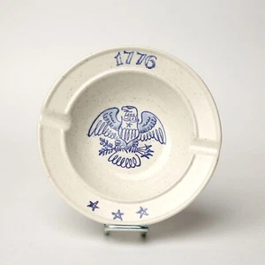 Metlox  Bald Eagle 1776 Vintage Ceramic Ashtray - Picture 1 of 4