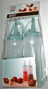 BOTELLAS EXPRIMIDORAS PARA HORNEAR/PASTELERÍA de Sweet Creations ~ Juego de 2 ~ Sostiene 8,7 oz. - Imagen 1 de 1