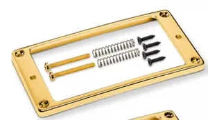 SCHALLER METAL HUMBUCKER RING LOW CURVED - 24K GOLD PLATED - Picture 1 of 2