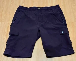 Little Donkey Andy Dark Brown Shorts Mens XL Extra Large Cargo Zip Pockets - Picture 1 of 4