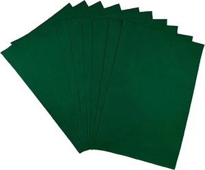 10 x Deko Filz Dunkelgrün A4 1mm Bastelfilz Filzstoff zum Dekoration Basteln DIY - Bild 1 von 6