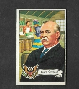 1956 TOPPS U S PRESIDENTS # 25 GROVER CLEVELAND. - FROM AN OLD VENDER BOX - Picture 1 of 2