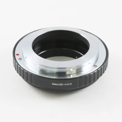 Nikon S RF Lens To Olympus Panasonic Micro 4/3 M4/3 Mount Adapter E-P3 GF3 OM-D - Image 1 of 2