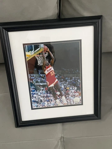 DOMINIQUE WILKINS Reverse-Slam c.1988 Atlanta Hawks Premium POSTER Print Cover
