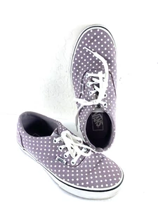 Vans Women's Purple Polka Dot Shoes Sneakers EUC Size 8.5 - Picture 1 of 8
