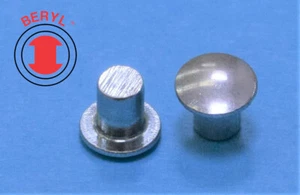 OHSR332316, Steel Zinc Oval Head Solid Rivets - 3/32"X3/16" - 100pcs - Picture 1 of 1