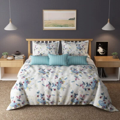 Bed Sheets 210 TC Luxury Ultra Soft Microfiber Bed Sheet With 2 Pillow Case Set - Image 1 of 3