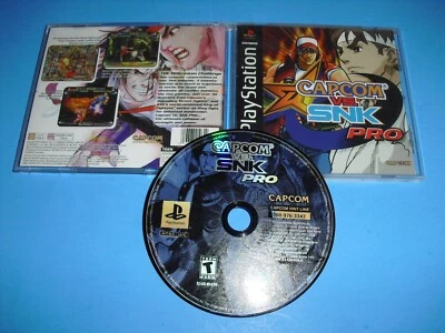 Capcom vs SNK Pro complete w/ NEAR MINT DISC for PS1 Playstation! TESTED - Image 1 of 4
