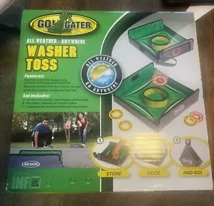 Go Gater wetterfeste Waschmaschine werfen Allwetter Hinterhof Geschicklichkeitsspiel neu geöffnete Verpackung - Bild 1 von 2