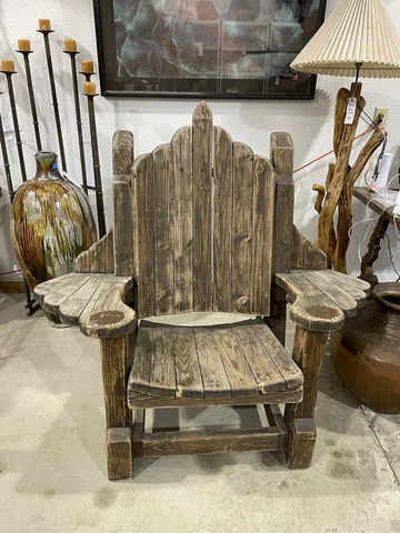 Vintage Twigs Gallery Cave Creek AZ  Western Style Large Pine Adirondack Chair Cover