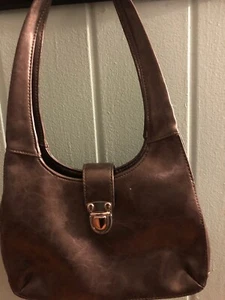 Dark Gray Vinyl Duck Head Purse - Picture 1 of 4