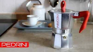 MoKa Pot Espresso Caffe Coffee Maker - PEDRINI - 3 cups Caffettiera - Picture 1 of 3
