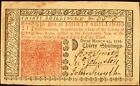 New Jersey Colonial Currency March 25, 1776 30s - PREMIUM QUALITY