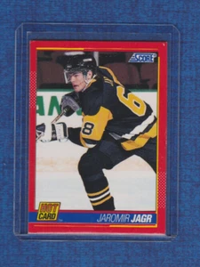 1991-92 Score Hockey Hot Card # 8 Jaromir Jagr - Picture 1 of 2