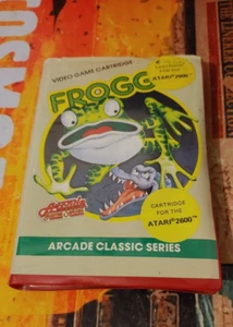 Frogger Atari VCS 2600 (Parker 1982) (Modul, Manual, Box) works classic CIB clam - Bild 1 von 4