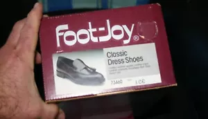 NUEVO 10C CRUJIENTE EN LA CAJA FOOTJOY MARRÓN CLÁSICO BORLA MOCASÍN ZAPATO DE VESTIR 73460 - Imagen 1 de 5