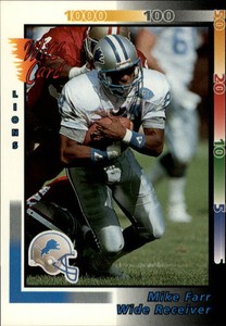 1992 Wild Card Football Card #104 Mike Farr