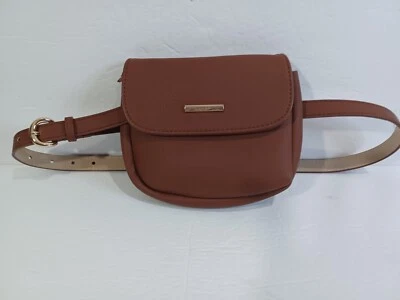Vince Camuto Pebble Grain Belt Bag In Brown Fanny Pack Belt - Image 1 of 4