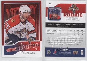 2011-12 Upper Deck Victory Red Scott Timmins #217 Rookie RC