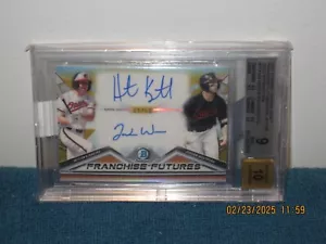HESTON KJERSTAD JORDON WESTBURG 2020 BOWMAN CHROME DRAFT DUAL AUTO GOLD REF /50 - Picture 1 of 13