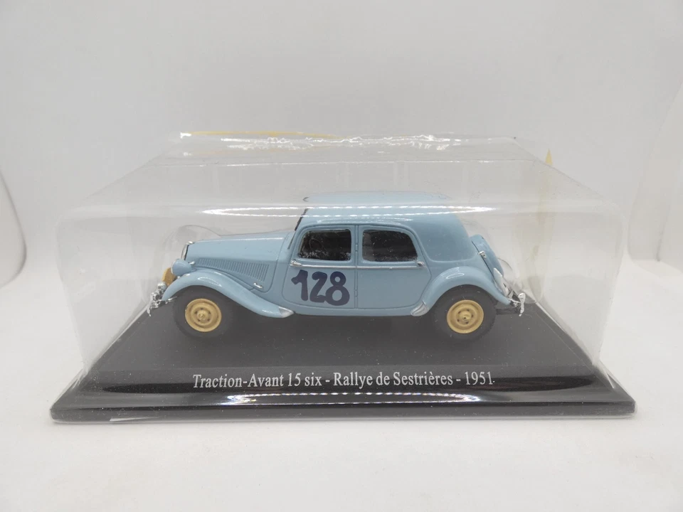 Citroen Traction Anteriore 15 Six Rally Sestriere 1951 #128 1/43 Atlas - Immagine 1 di 1