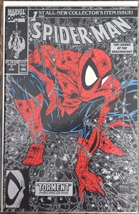 SPIDER-MAN (1990) #1 - CUBIERTA PLATEADA Y NEGRA - MARVEL - EN MUY BUEN ESTADO/NUEVO - TODD MCFARLANE - Imagen 1 de 1