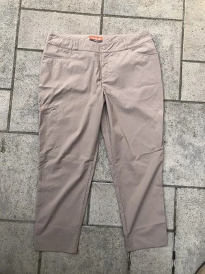 Pantalones capri Merrell para mujer opti-Wick UPF nailon caqui senderismo al aire libre talla 10 Foto 1 de 4
