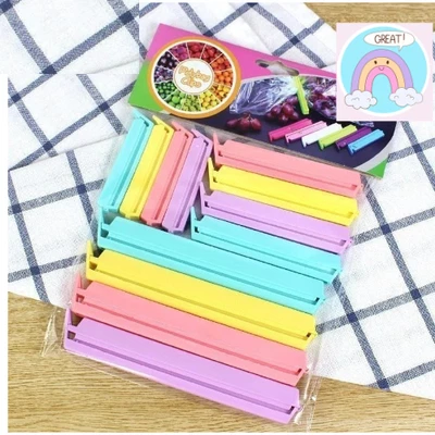24pcs|14cm/9cm/6.5cm| Sealing Bag Clip Food Seal Bag  Seal Kitchen Storage Tools - Image 1 of 4