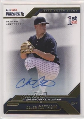 2009 TRISTAR Prospects Plus Gold Auto /50 Caleb Cotham #59 Auto - Image 1 of 2