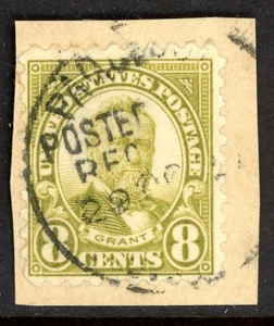 USA 1920 Used in Puerto Rico on Piece POSTED AT SEA Paqboat fourth Bureau K506 - Picture 1 of 6
