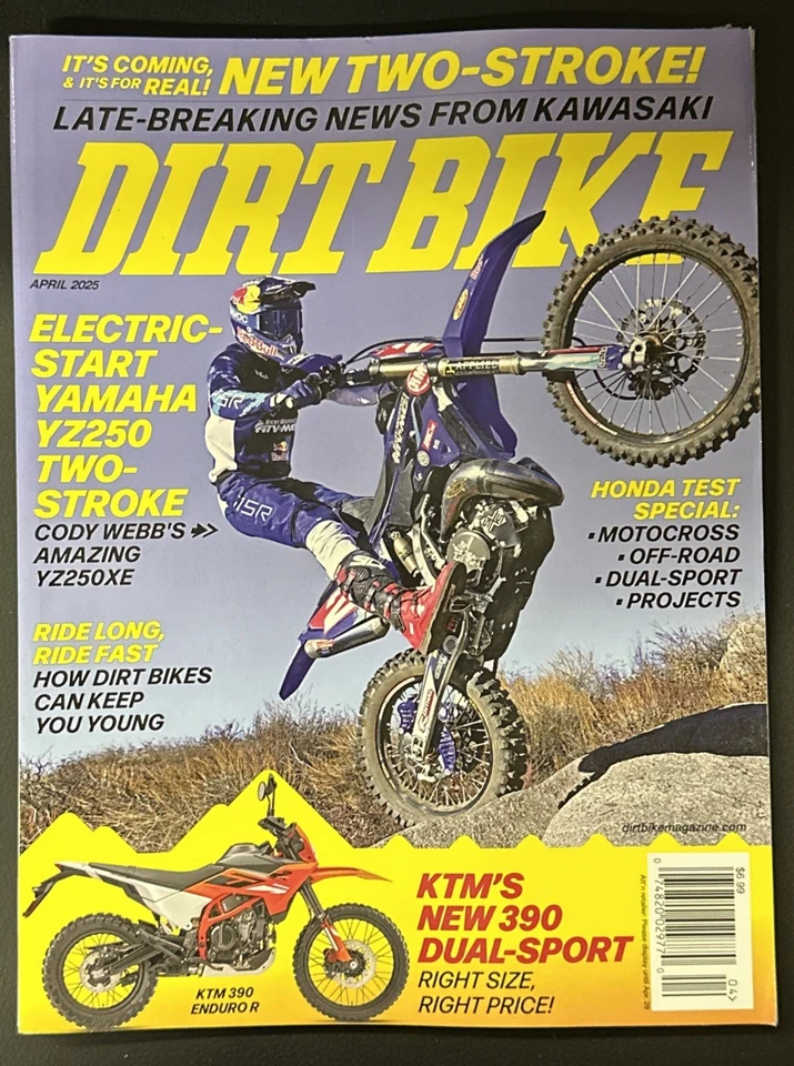 Dirt Bike Magazine April 2025  Yamaha YZ250 Two Stroke - Image 1 of 1
